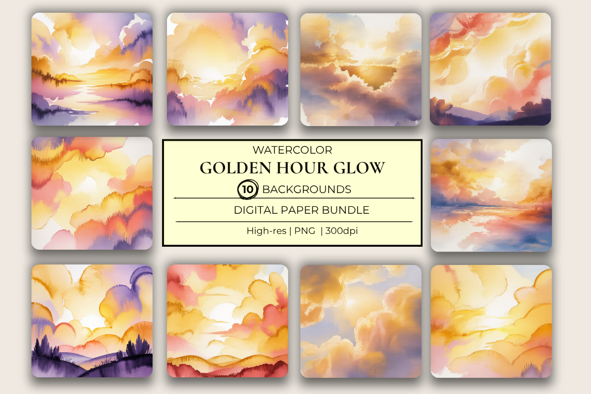 Golden Skies Background Papers