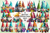 Cute Christmas Gnome Clipart Bundle