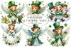 St Patrick'S Angels Illustration Clipart Bundle