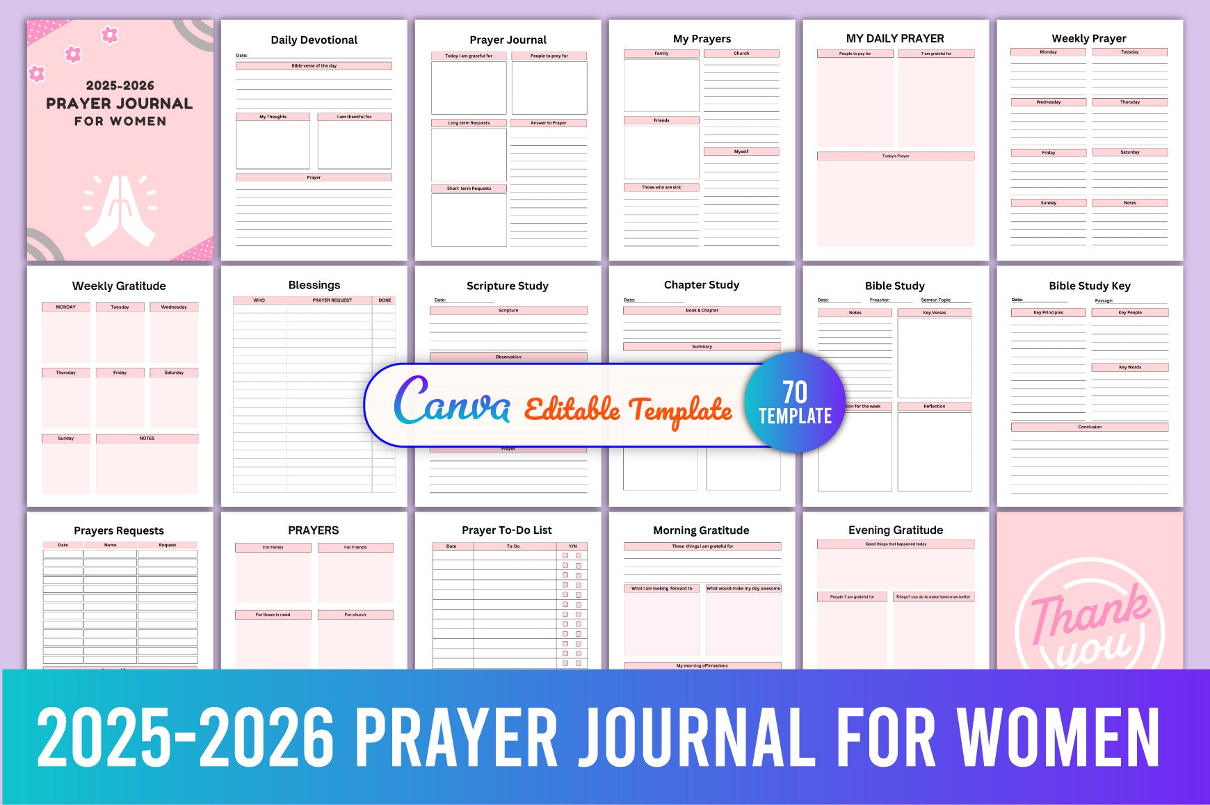 Prayer Journal for Women