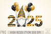 New Year Gnomes 2025 Clipart Bundle 1