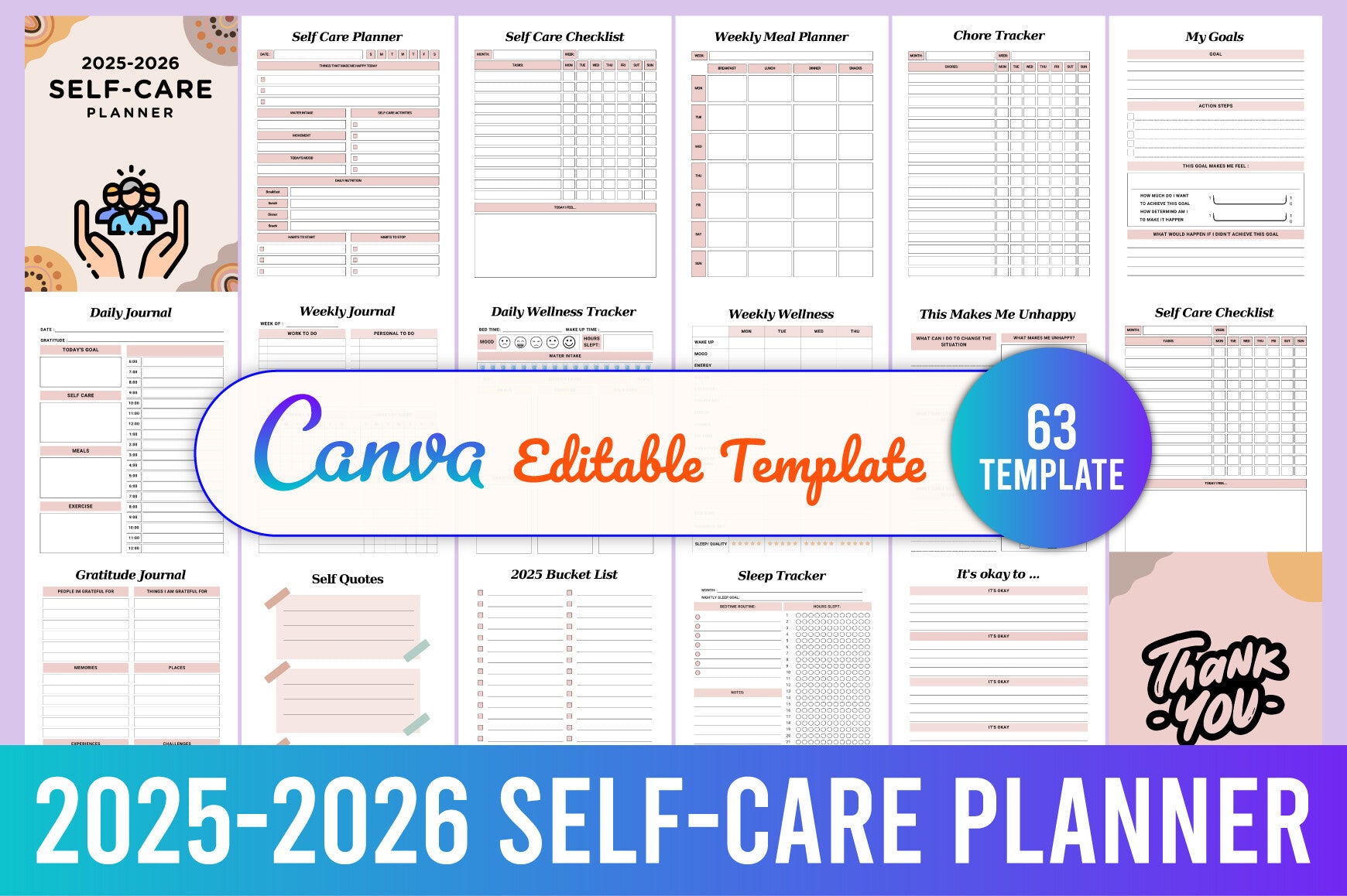 Self Care Planner