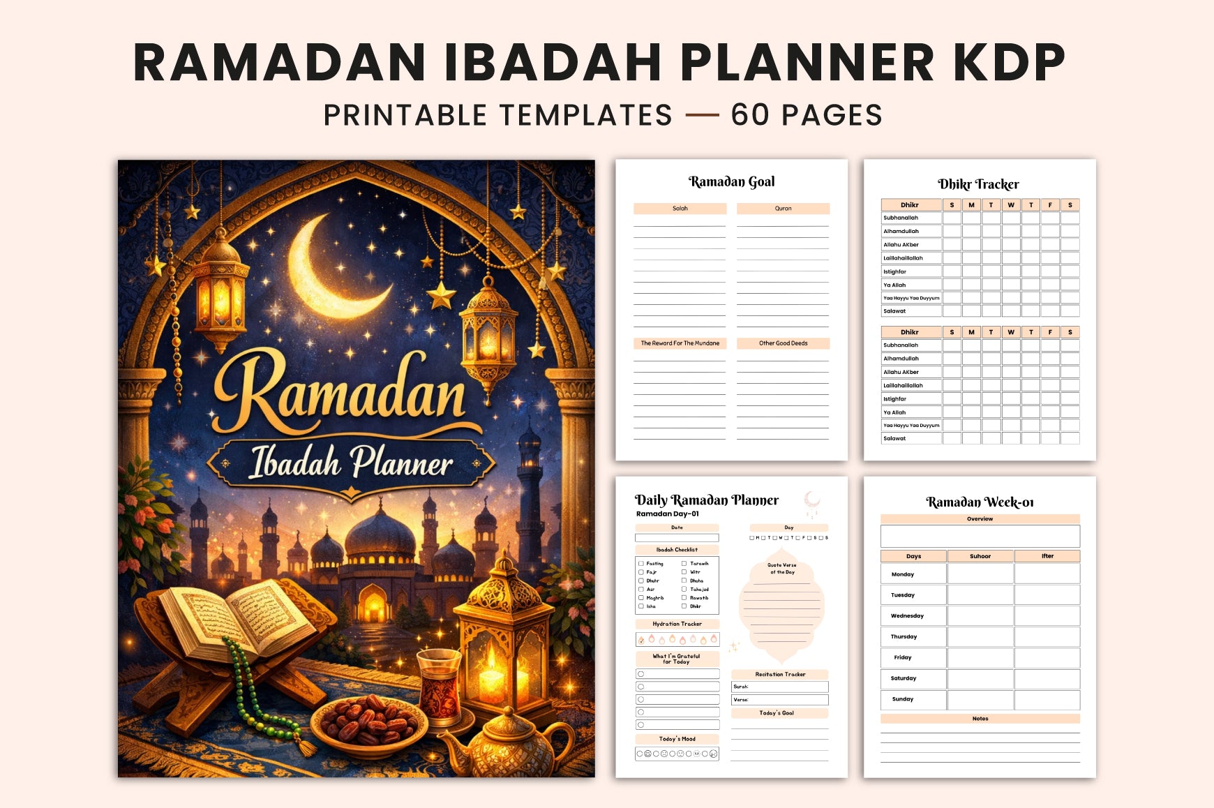 Ramadan Ibadah Planner
