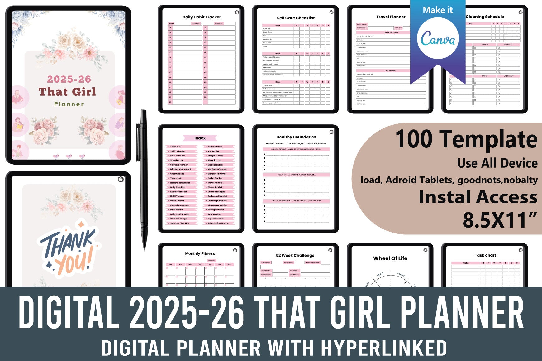 That Girl Planner - Stylish & Functional Organizer