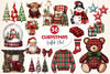 Buffalo Plaid Christmas Clipart Bundle 2
