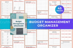 Budget Management Organizer for Effective Financial Planning - CraftNest - Digital Crafting and Art