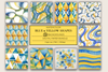 Blue & Yellow Shapes Background Papers