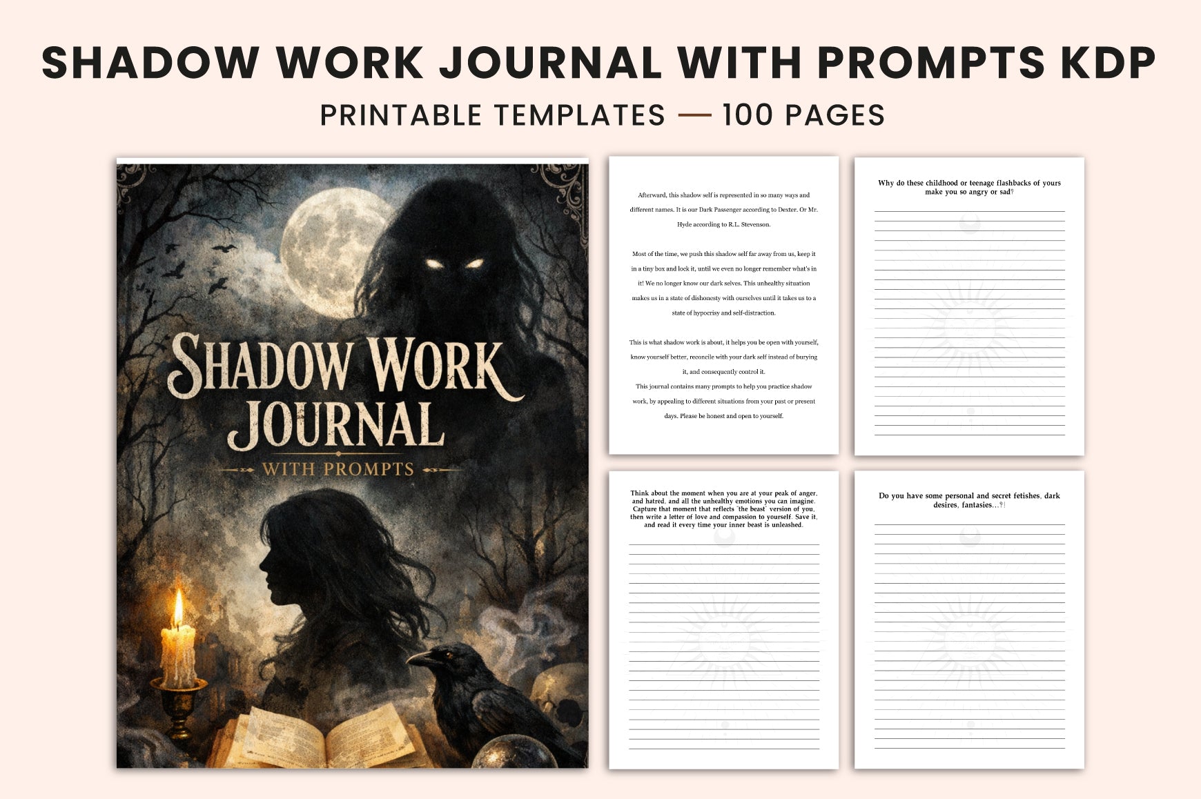 Shadow Work with Prompts for Personal Growth
