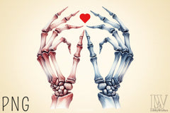 Valentine's Day Skeleton Clipart Bundle - CraftNest - Digital Crafting and Art