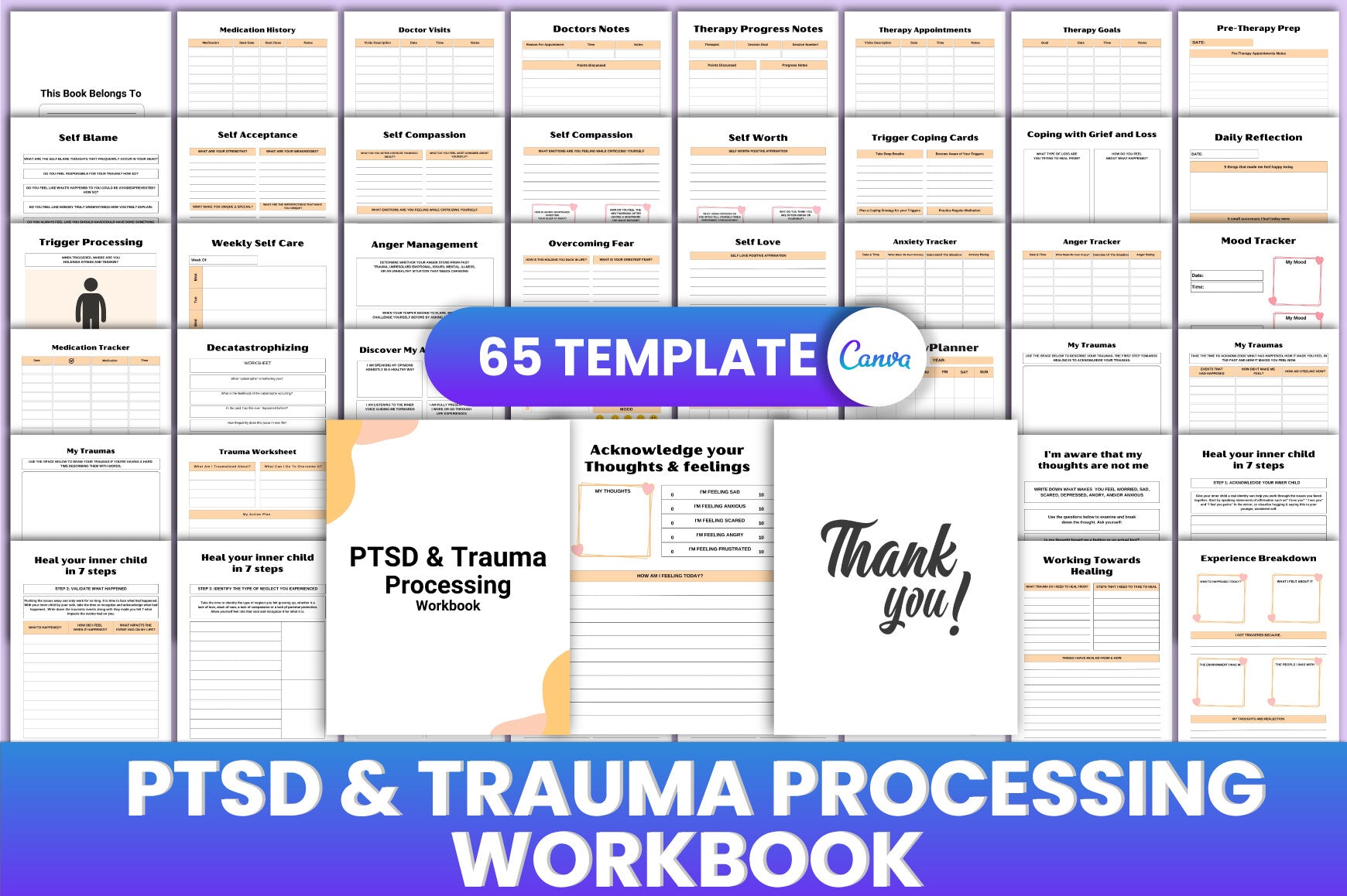PTSD Trauma Processing Book