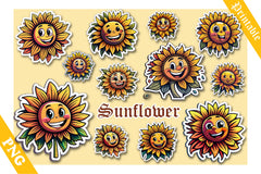 Sunflowers Sticker - CraftNest - Digital Crafting and Art