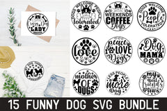 Dog SVG Bundle 15 - CraftNest - Digital Crafting and Art