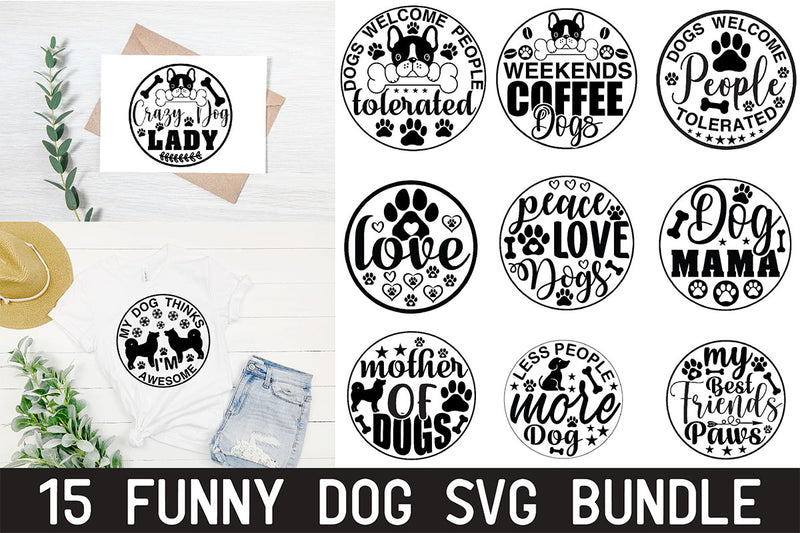 Dog SVG Bundle 15 - CraftNest - Digital Crafting and Art