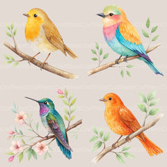 Birds Clipart Bundle 8 - CraftNest - Digital Crafting and Art