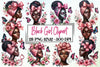 Black Girl Graphics Clipart Bundle