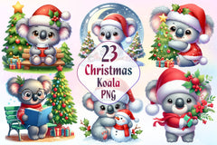 Christmas Koala Clipart Bundle - CraftNest - Digital Crafting and Art