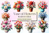 Vase Of Flowers Clipart Bundle 2