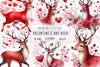 Valentines Deer Clipart Bundle