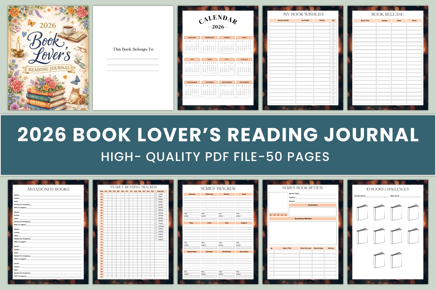 Lover Reading Journal