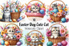 Easter Cat Clipart Bundle