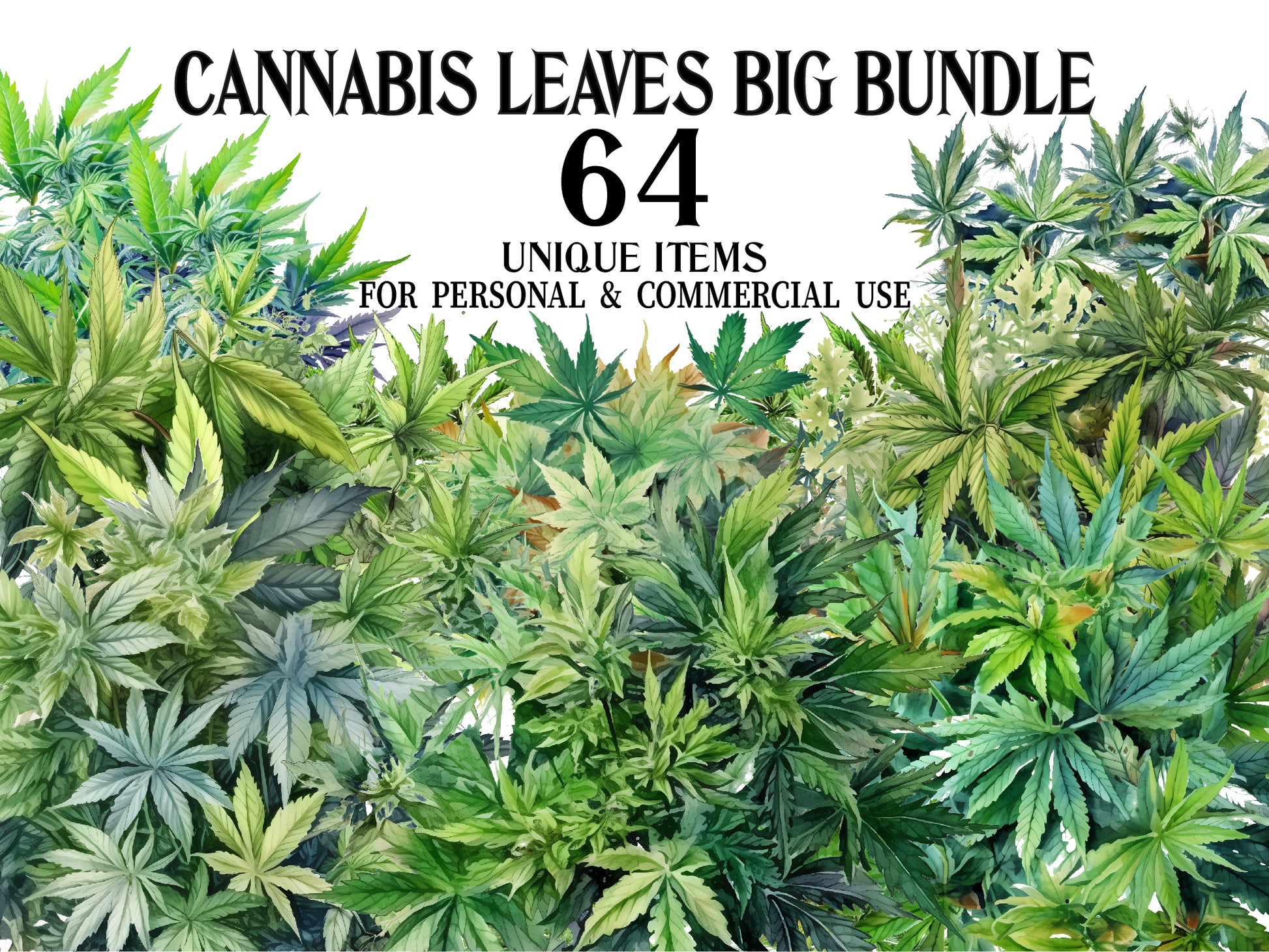 Cannabis Leaves Clipart - CraftNest