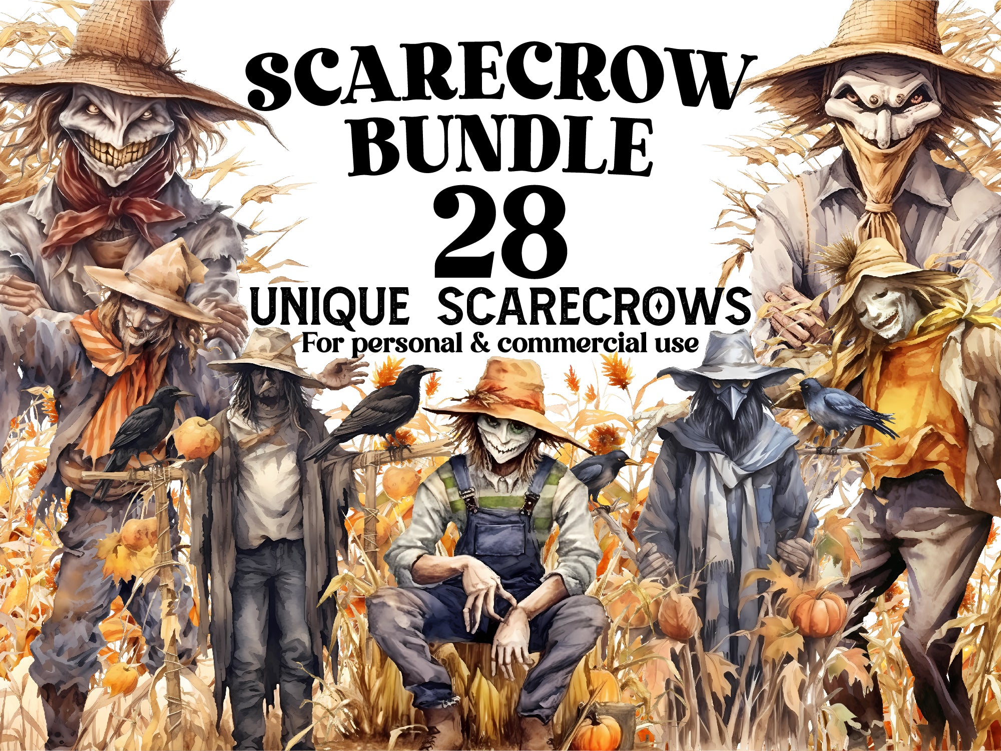 Scarecrow Clipart - CraftNest