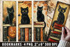 Halloween Black Cat Bookmarks Bookmark Junk Journal