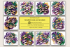 Mardi Gras Masks Background Papers