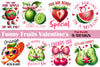 Funny Fruits Valentine's Day Clipart Bundle