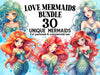 Love Mermaids Valentine's Day