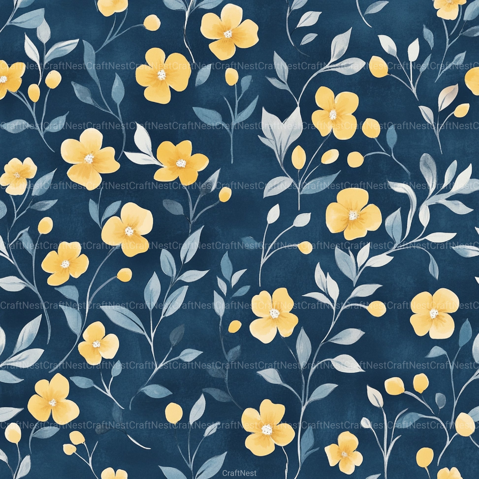 Floral Pattern Background Clipart Bundle 3 - CraftNest - Digital Crafting and Art