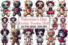 Gothic Voodoo Doll Clipart Bundle - CraftNest - Digital Crafting and Art
