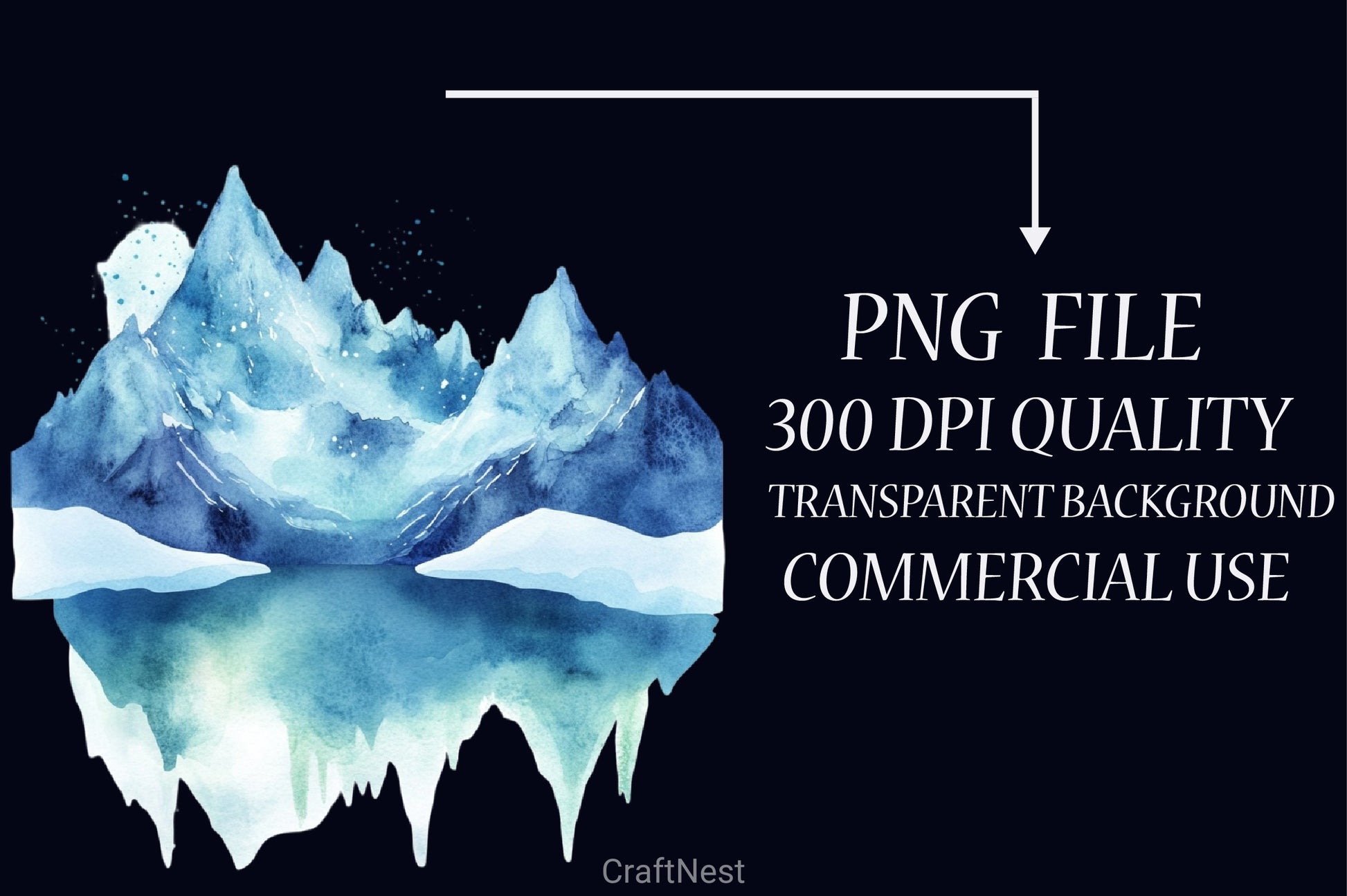 Cozy Winter Northern Lights Clipart Bundle - CraftNest - Digital Crafting and Art