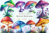 Mystical Mushrooms Clipart Bundle