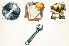 Construction Clipart Bundle 3 - CraftNest - Digital Crafting and Art
