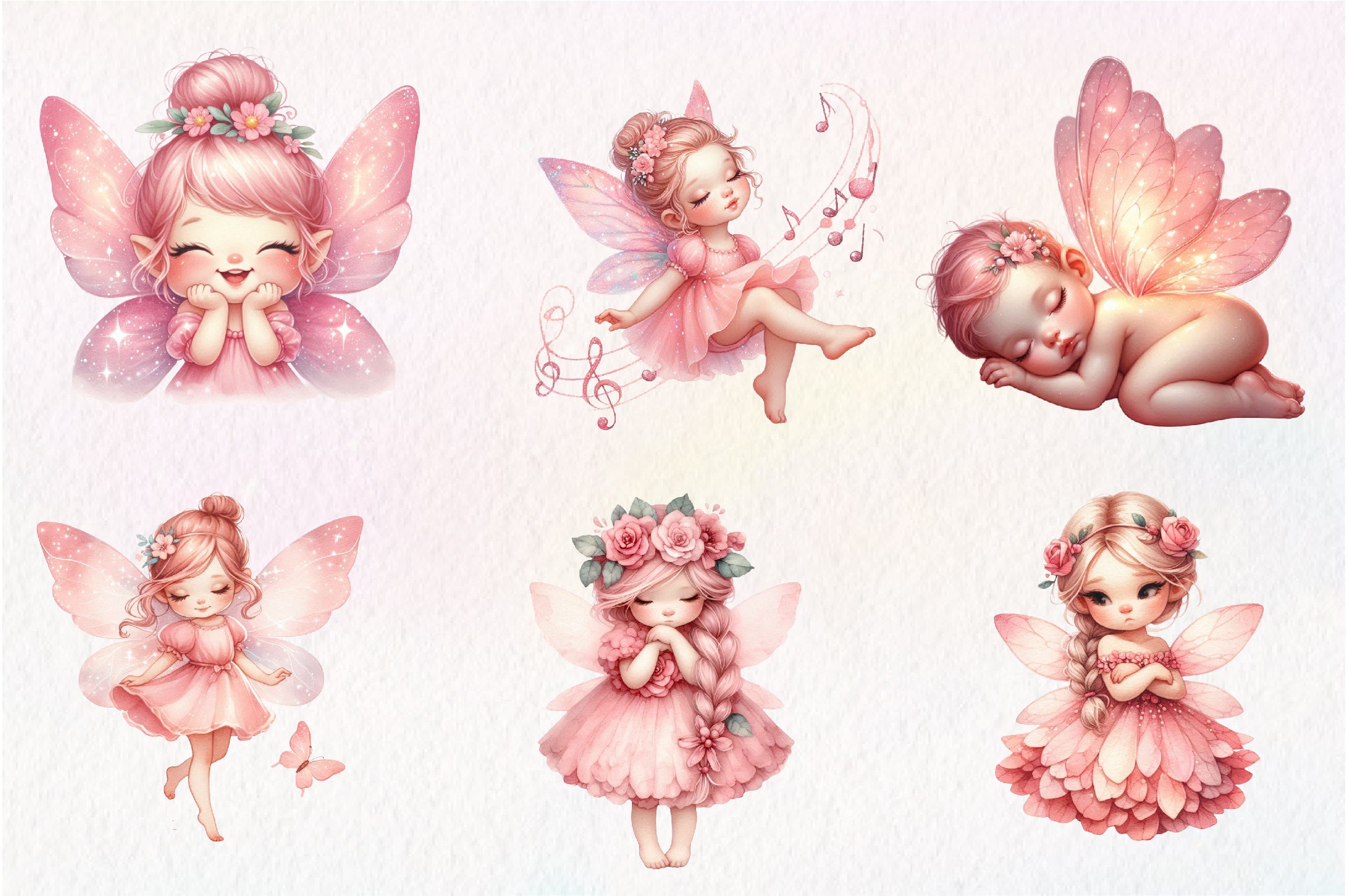 Fairy Garden Clipart Bundle 1 - CraftNest - Digital Crafting and Art