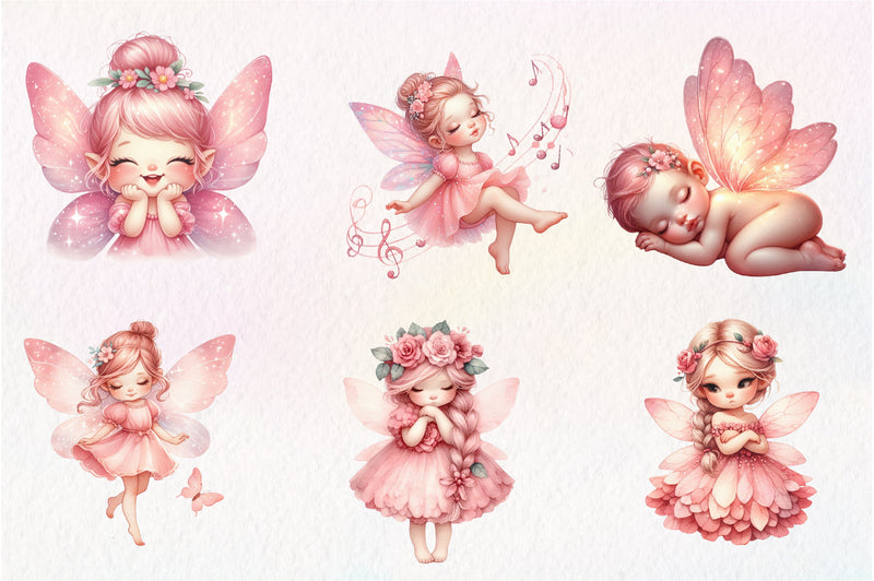 Fairy Garden Clipart Bundle 1 - CraftNest - Digital Crafting and Art