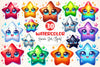 Kawaii Star Clipart Bundle 2