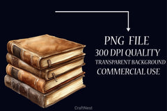 Burnt Orange Autumn Clipart Bundle - CraftNest - Digital Crafting and Art