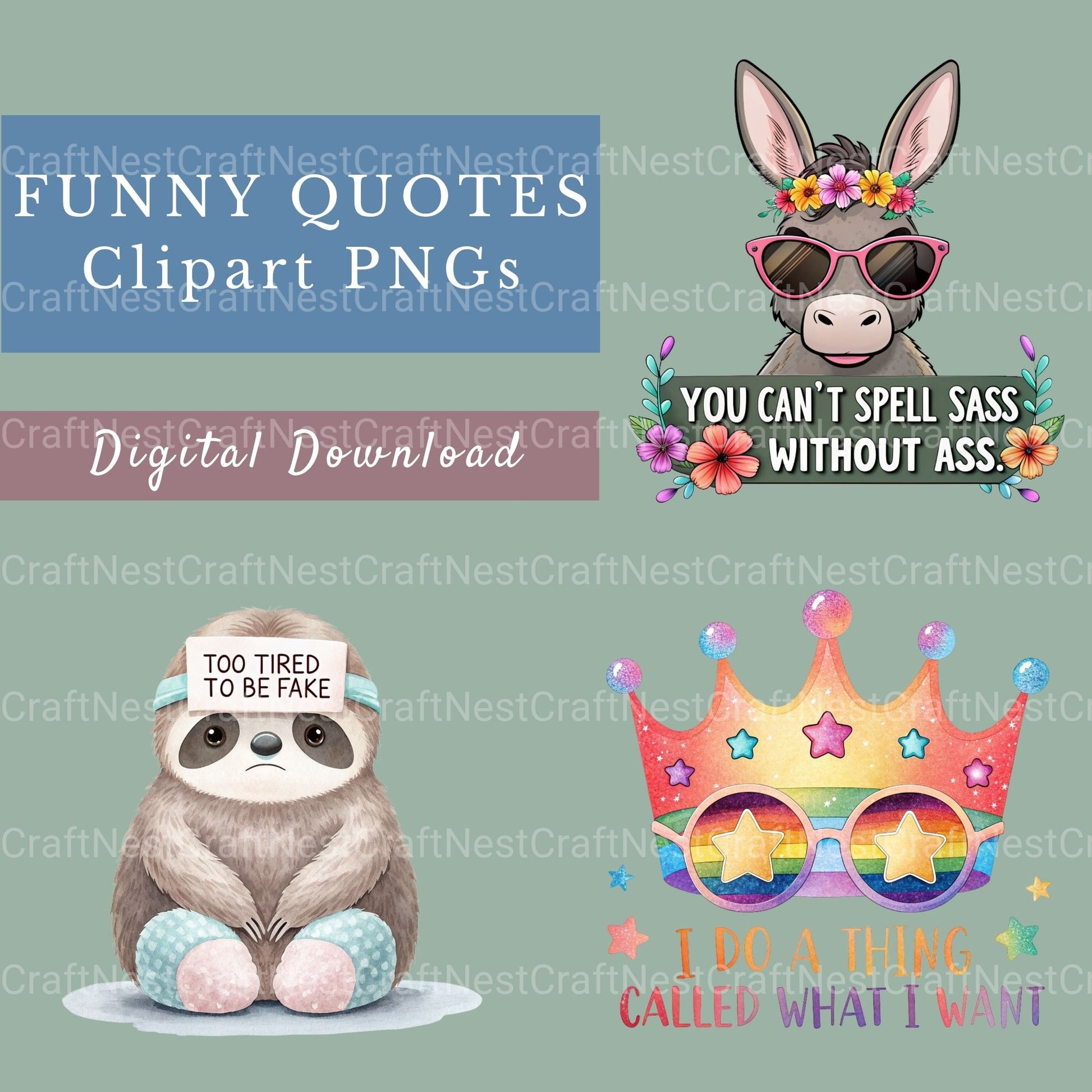 Quotes For Shirts Clipart Bundle - CraftNest - Digital Crafting and Art