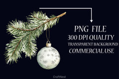 Cozy Rustic Christmas Clipart Bundle - CraftNest - Digital Crafting and Art