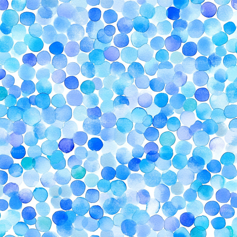 Blue Holographic Glitter Digital Paper - CraftNest - Digital Crafting and Art