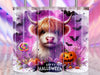 Halloween Highland Cow Tumbler Wrap Bundle 15
