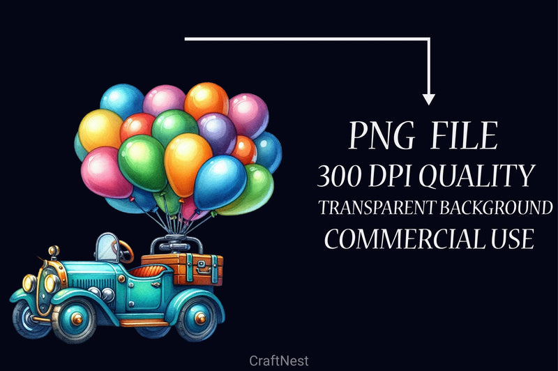 Transportation Clipart Bundle - CraftNest - Digital Crafting and Art