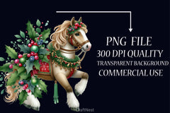 Western Christmas Clipart Bundle - CraftNest - Digital Crafting and Art