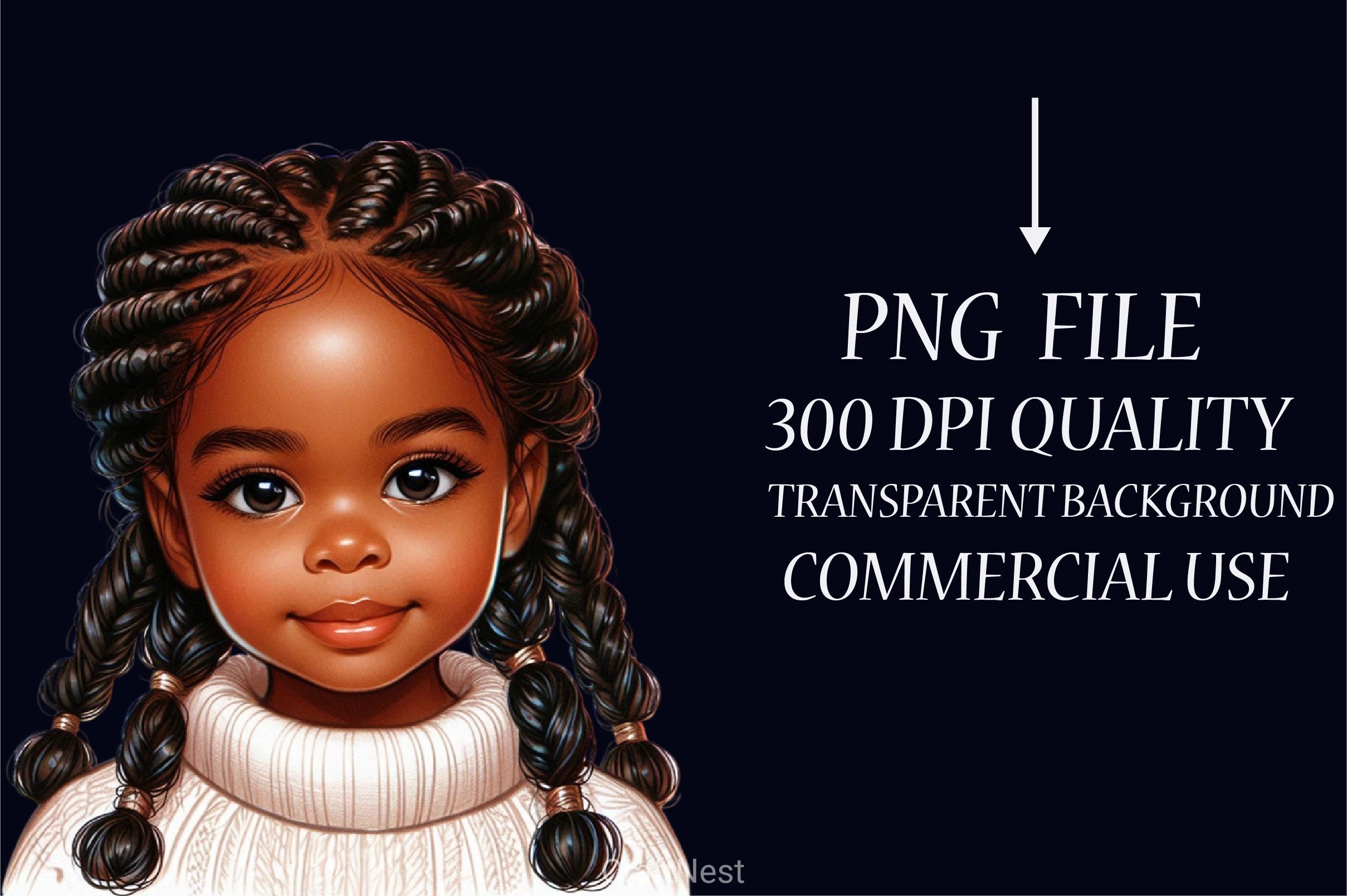 Christmas Black Girl Clipart Bundle 3 - CraftNest - Digital Crafting and Art