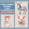 Farm Animal Coquette Clipart Bundle