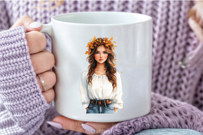 Coastal Autumn Clipart Bundle - CraftNest - Digital Crafting and Art