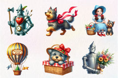 Wizard Of Oz Dorothy Clipart Bundle - CraftNest - Digital Crafting and Art