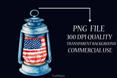 4th of July Independence Day Clipart Bundle 1 - CraftNest - Digital Crafting and Art